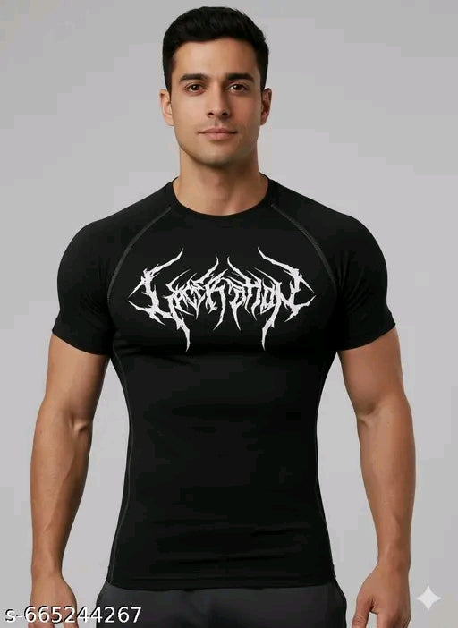 Premium Gothic Graphic T-Shirt – Slim Fit Streetwear Tee