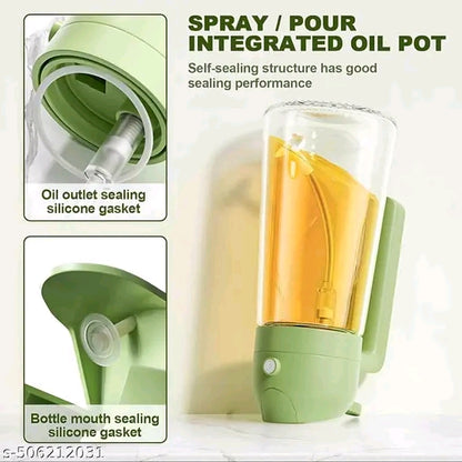 Oil dispenser bottle 2 in 1 oil sprayer 500ml