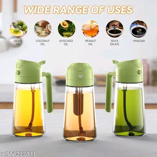 Oil dispenser bottle 2 in 1 oil sprayer 500ml