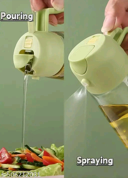 Oil dispenser bottle 2 in 1 oil sprayer 500ml